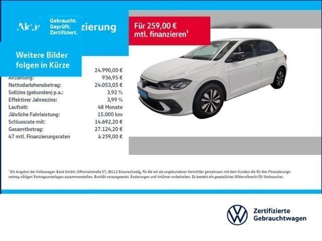Weiß Gebraucht 2024 VW Polo Goal Limousine | 24.990 € (Superpreis) - Bild 1/4