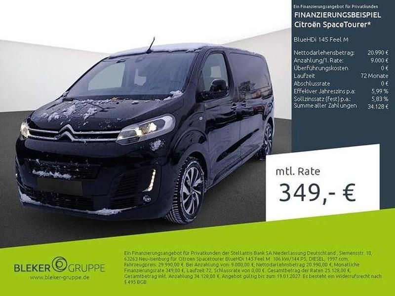 Schwarz Gebraucht 2021 Citroën Spacetourer Feel Van / Kleinbus | 29.990 € (Fairer Preis) - Bild 1/3