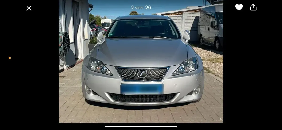 Gebraucht Lexus IS250 208 PS (152 kW) 2008 Silber Limousine