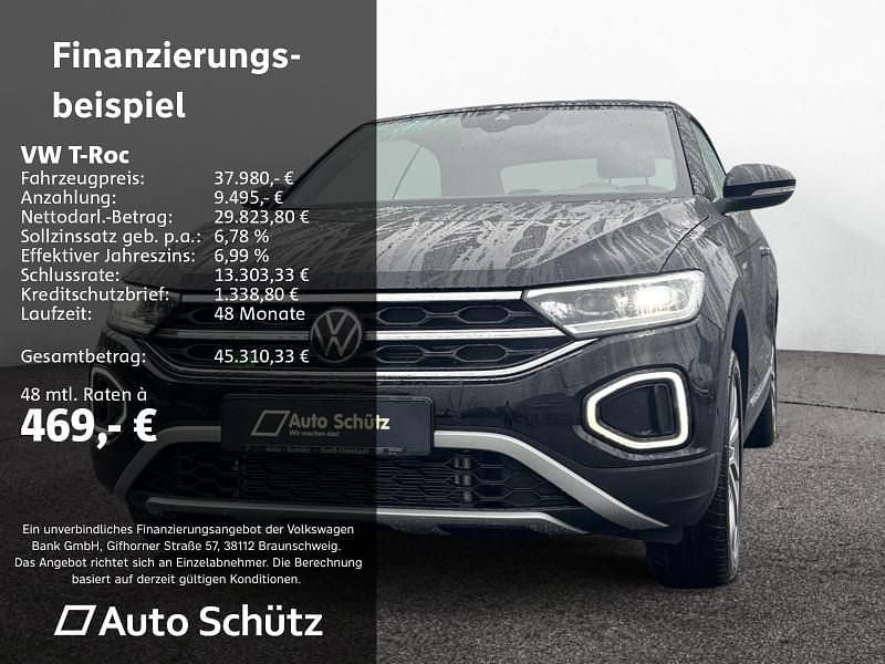 Gebraucht VW T-Roc Cabriolet 150 PS (110 kW) 2026 Schwarz Cabrio