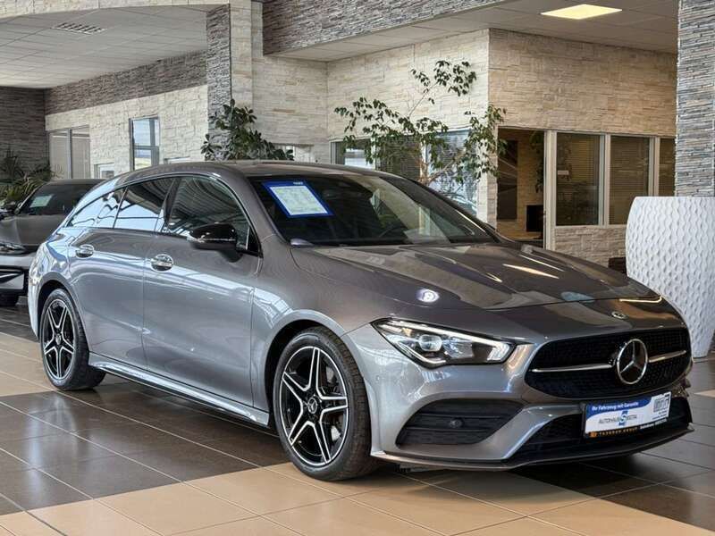 Mountaingrau met. Gebraucht 2020 Mercedes CLA220 AMG line Limousine | 23.850 € (Etwas zu teuer) - Bild 1/4