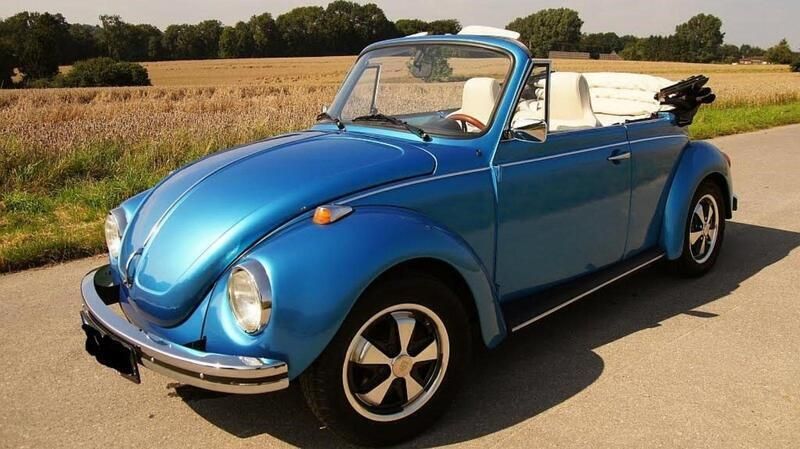 Blau Gebraucht 1973 VW Käfer Cabrio | 17.000 € - Bild 1/4