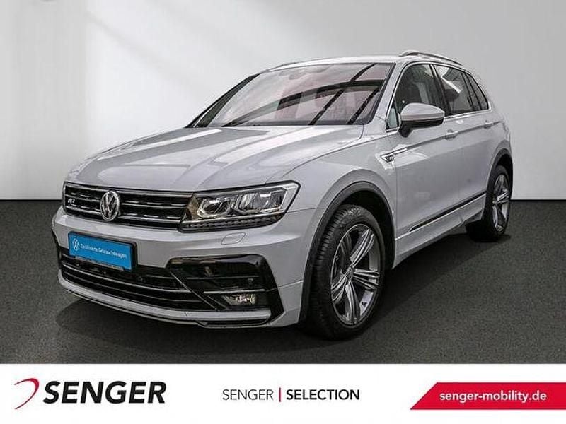 Oryxwhite perlmutteffekt Gebraucht 2020 VW Tiguan R-line SUV | 30.580 € (Guter Preis) - Bild 1/3