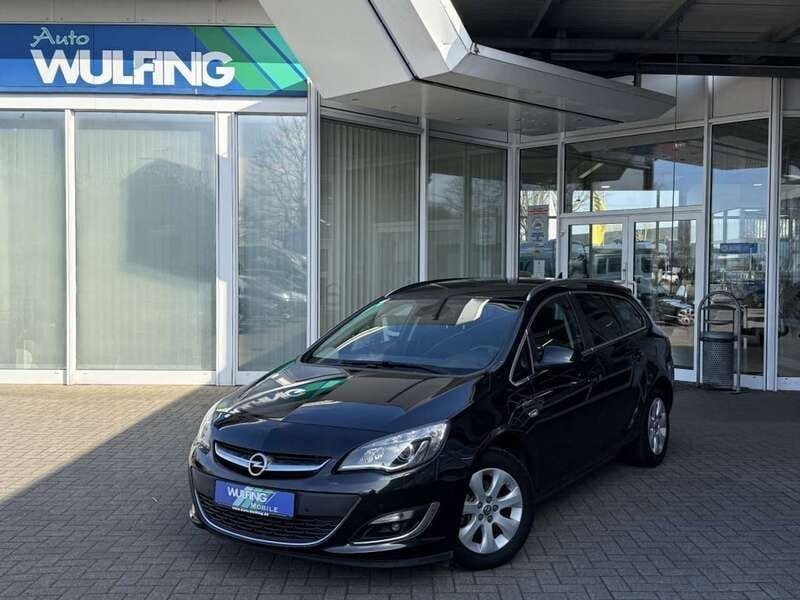 Karbonschw graphitschw midnigh Gebraucht 2016 Opel Astra Exklusiv Kombi | 9.990 € (Teuer) - Bild 1/4