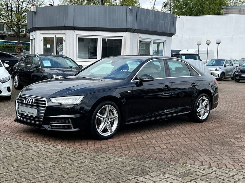 Schwarz Gebraucht 2016 Audi A4 S-Line Limousine | 21.490 € (Fairer Preis) - Bild 1/4