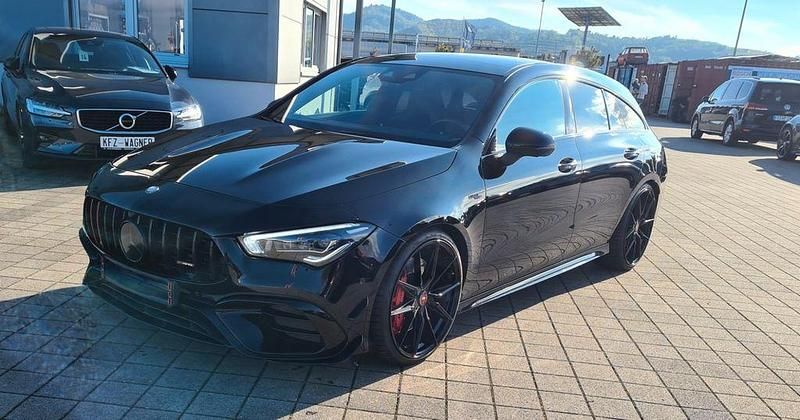 Schwarz Gebraucht 2019 Mercedes CLA45 AMG Shooting Brake AMG Kombi | 44.999 € - Bild 1/4