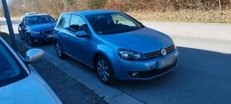 Gebraucht VW Golf VI 2011 Blau Kleinwagen