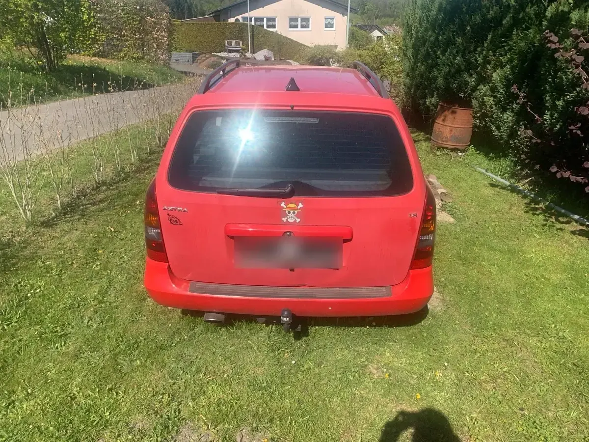 Usata Opel Astra 125 CV (91 kW) 2003 Rosso Station wagon