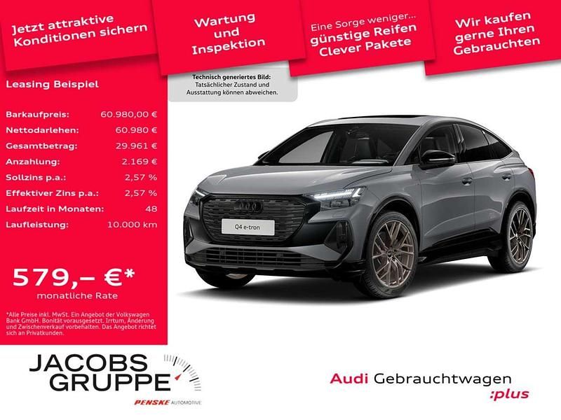 Kieselgrau Gebraucht 2025 Audi Q4 Sportback e-tron Ambiente SUV | 60.980 € - Bild 1/4