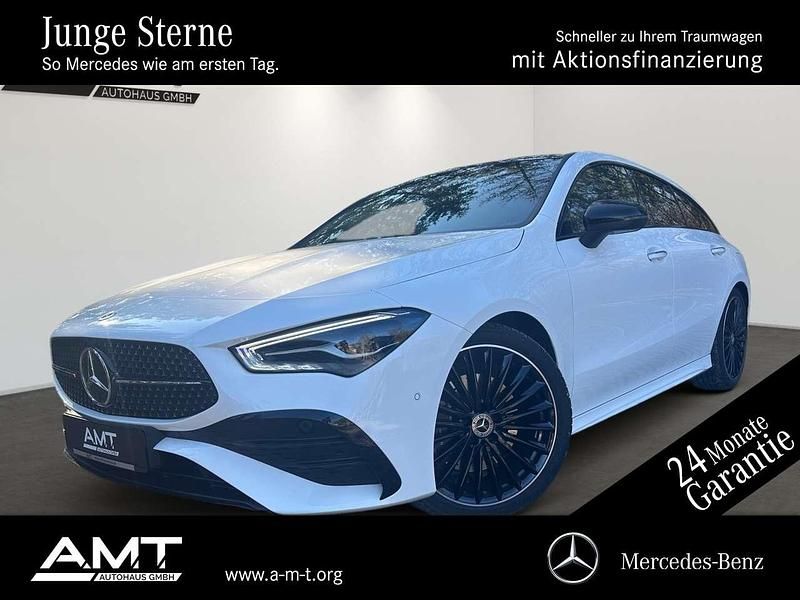 Weiß Gebraucht 2023 Mercedes CLA200 Shooting Brake AMG line Kombi | 36.890 € (Teuer) - Bild 1/4