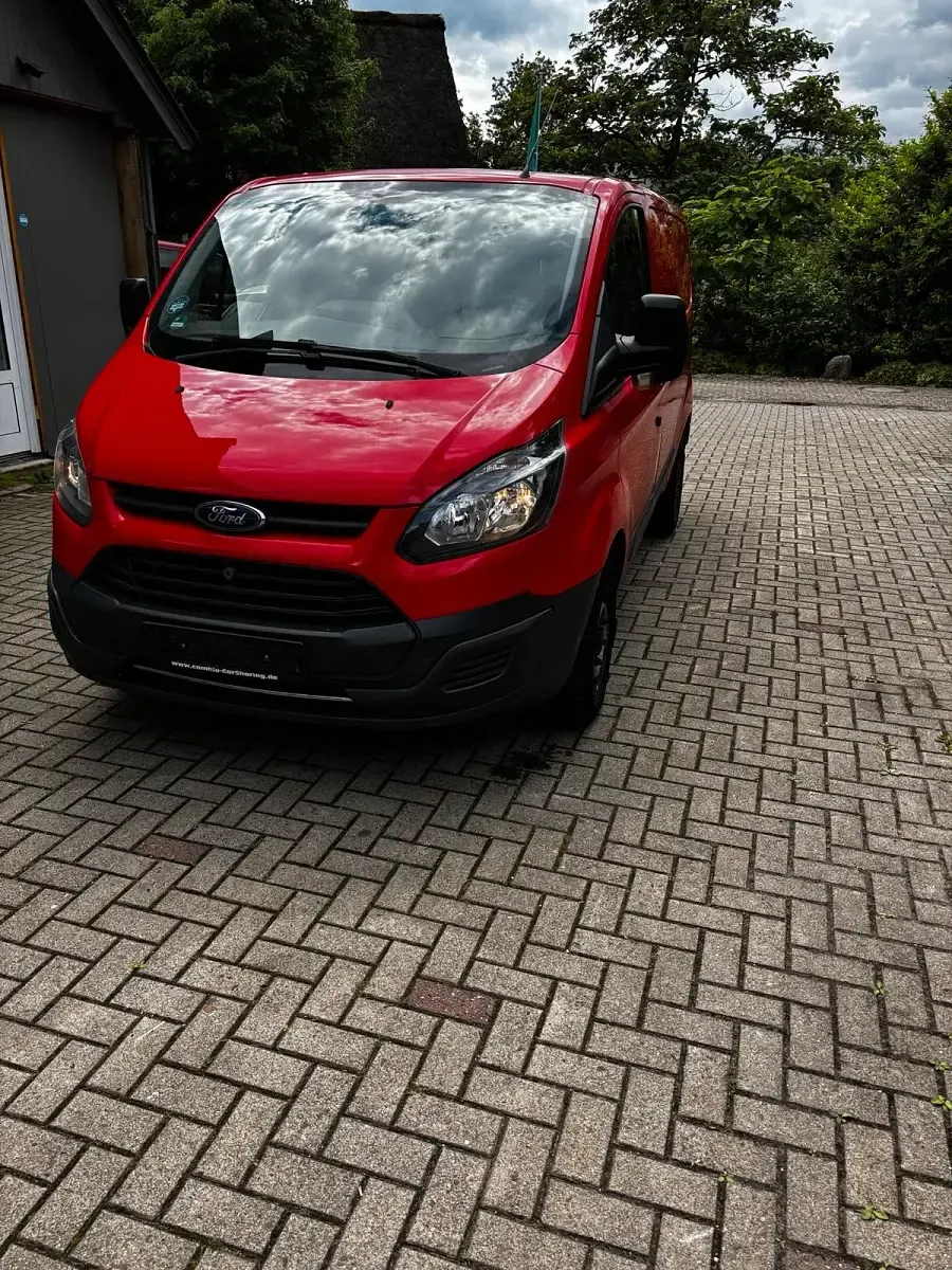 Gebraucht Ford Transit Custom 105 PS (77 kW) 2017 Rot Van / Kleinbus