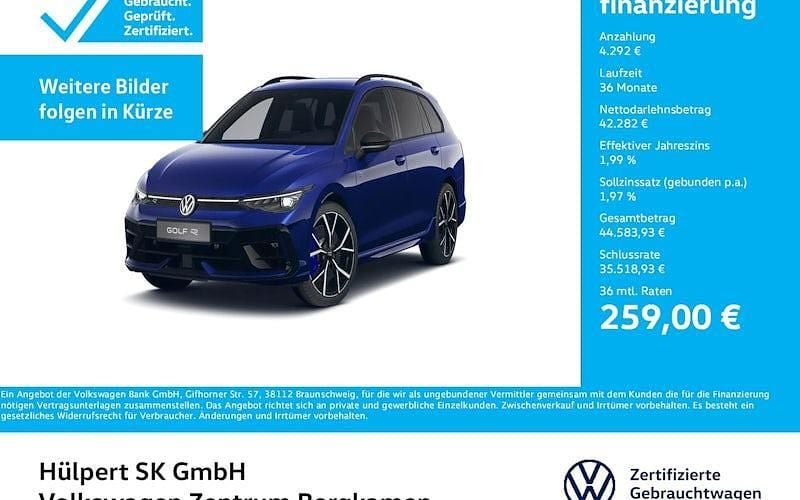 Blau Gebraucht 2024 VW Golf VIII R Kombi | 46.574 € (Fairer Preis) - Bild 1/4