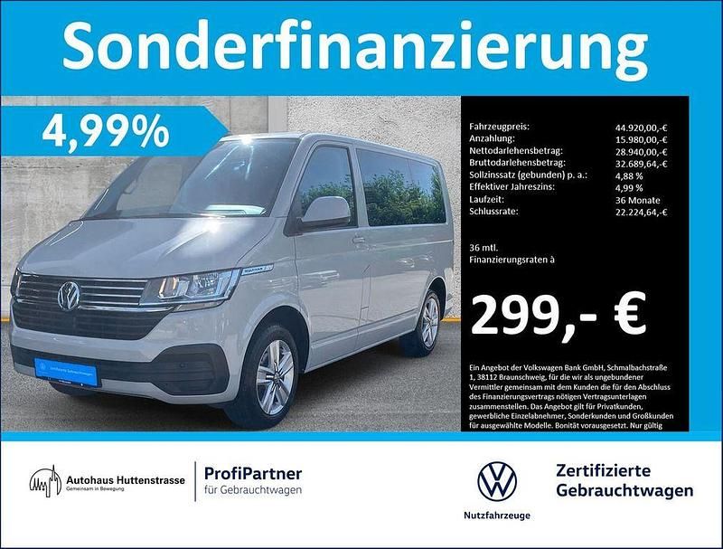 Grau Gebraucht 2022 VW Multivan Comfortline Van | 42.620 € (Guter Preis) - Bild 1/4
