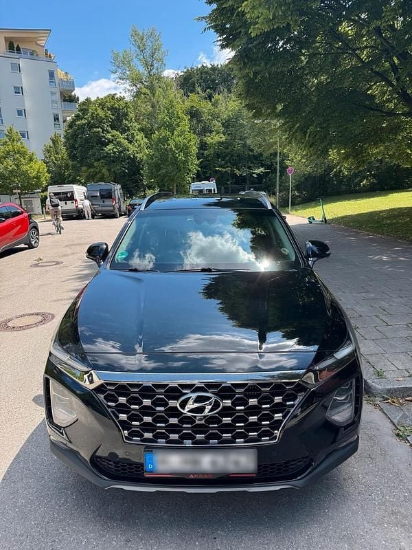 Schwarz Gebraucht 2020 Hyundai Santa Fe SUV | 28.000 € (Superpreis) - Bild 1/4