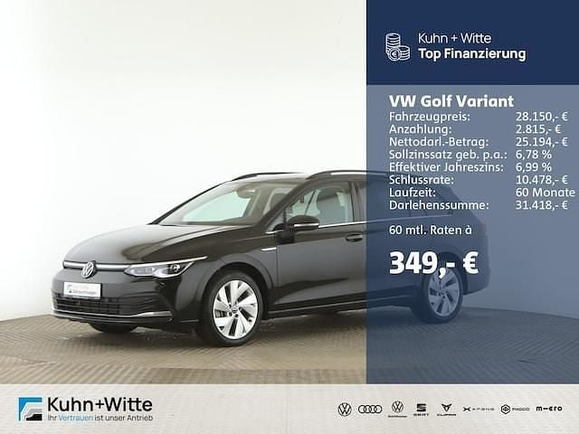 Grenadillschwarz metallic Gebraucht 2024 VW Golf VIII Style Kombi | 28.350 € (Guter Preis) - Bild 1/1
