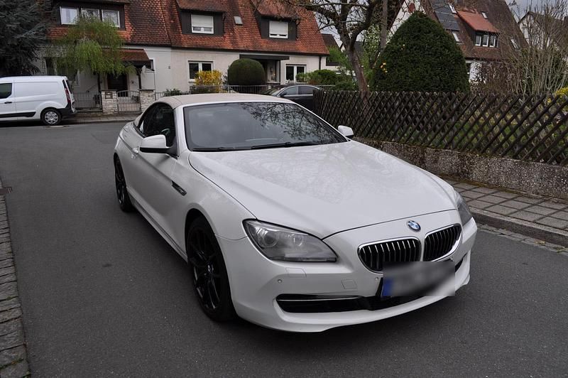 Weiß Gebraucht 2013 BMW 640 Cabriolet Cabrio | 15.500 € (Superpreis) - Bild 1/4