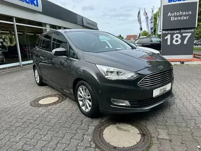 Gebraucht Ford Grand C-Max Titanium 120 PS (88 kW) 2017 Grau Van / Kleinbus