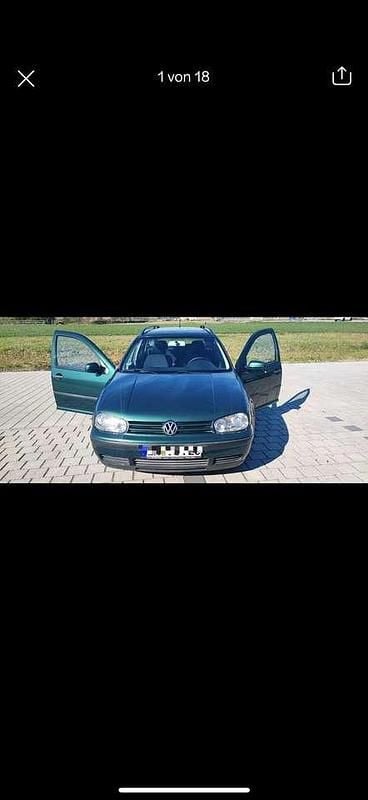 Grün Gebraucht 2000 VW Golf IV Basis Kombi | 1.499 € (Guter Preis) - Bild 1/4