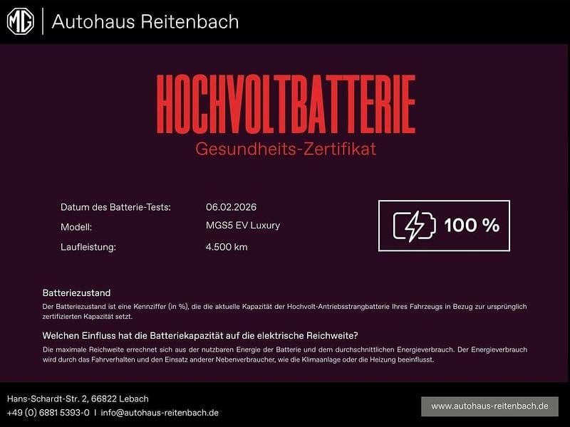 Gebraucht MG MGS5 EV 169 kW (231 PS) 2025 Andes grey SUV