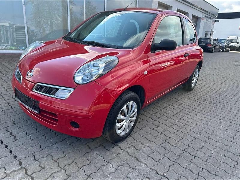 Rot Gebraucht 2008 Nissan Micra Visia Kleinwagen | 2.490 € (Teuer) - Bild 1/4