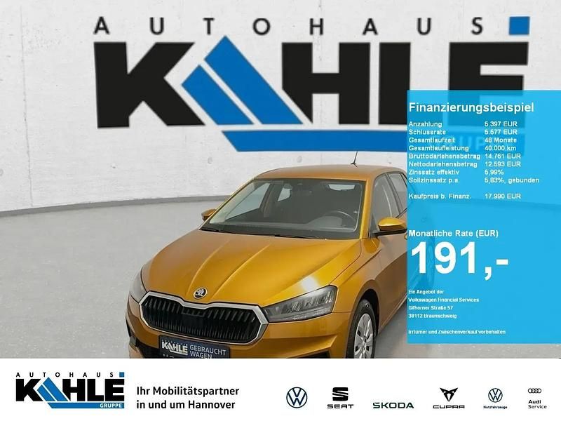 Gebraucht Skoda Fabia Ambition 80 PS (58 kW) 2022 Orange Limousine