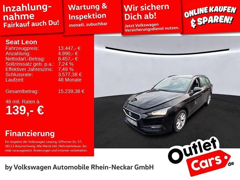 Schwarz Gebraucht 2021 Seat Leon Style Limousine | 13.313 € (Superpreis) - Bild 1/3