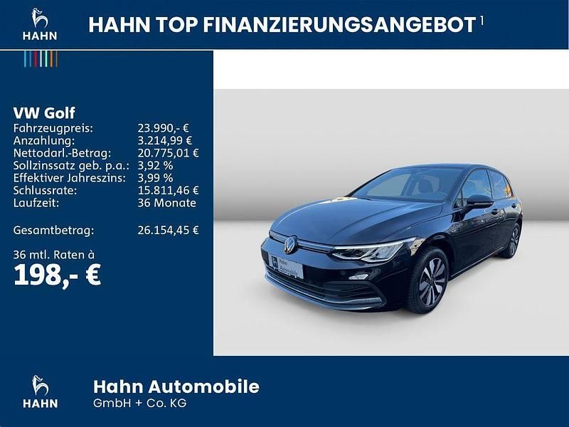 Gebraucht VW Golf VIII Move 110 PS (80 kW) 2024 Deep black perleffekt Limousine