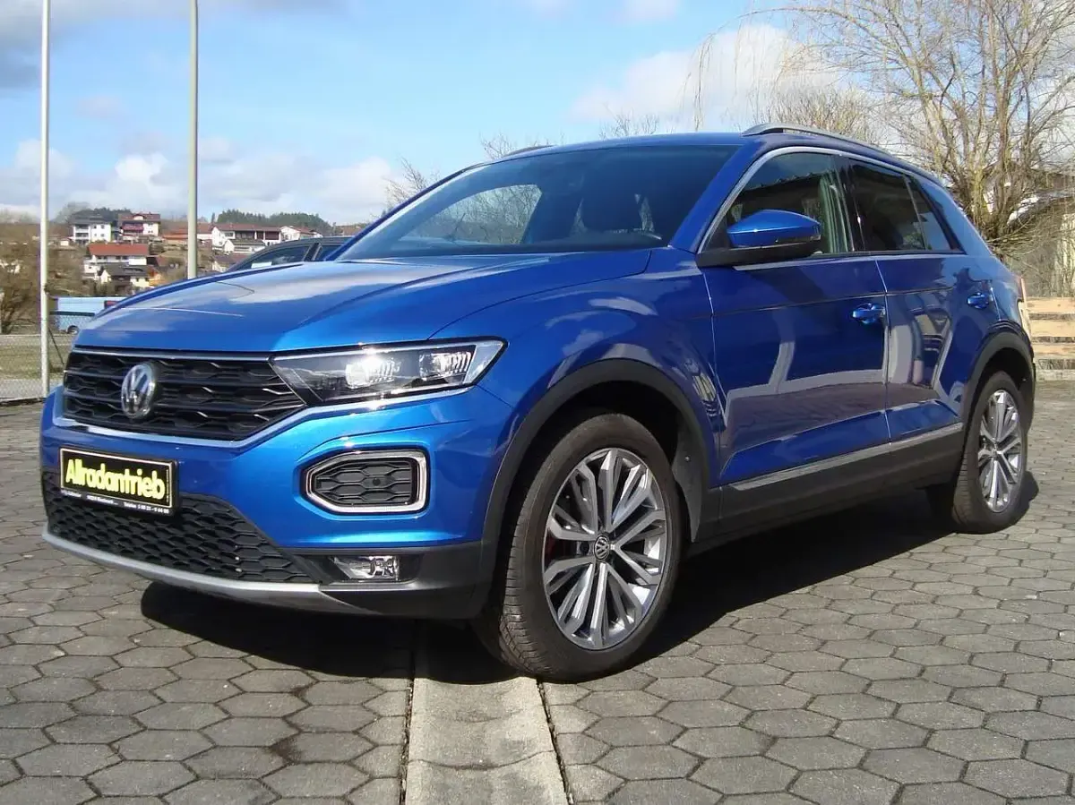 Gebraucht VW T-Roc Sportline 190 PS (139 kW) 2019 Ravennablau metallic SUV