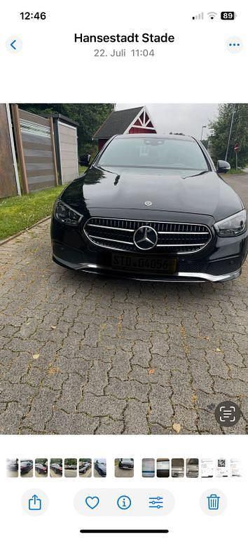 Schwarz Gebraucht 2021 Mercedes E220 Limousine | 29.900 € (Guter Preis) - Bild 1/4