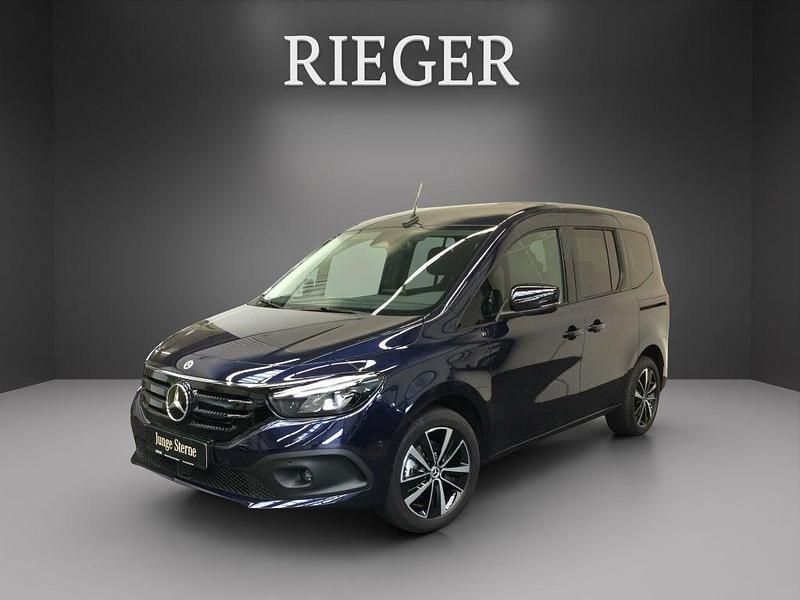 Blue metallic Gebraucht 2024 Mercedes EQT200 Progressive Van / Kleinbus | 27.567 € (Etwas zu teuer) - Bild 1/4