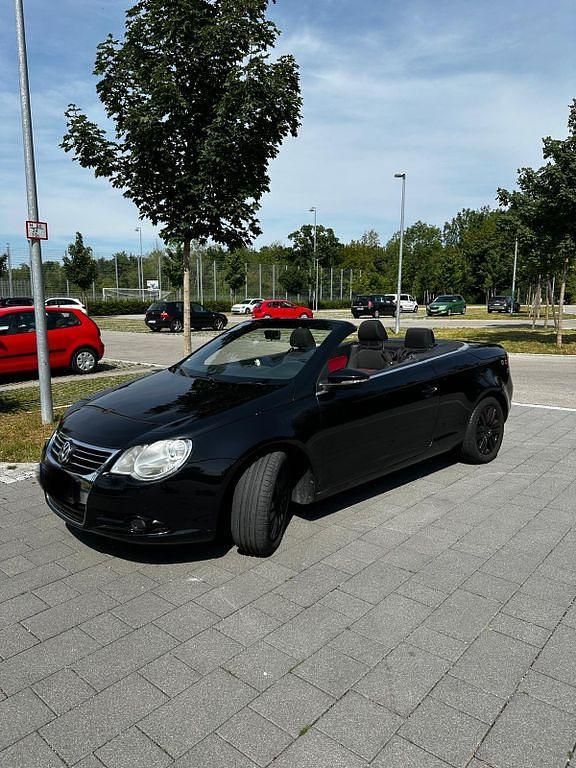 Schwarz Gebraucht 2008 VW Eos Cabrio | 5.500 € (Fairer Preis) - Bild 1/4