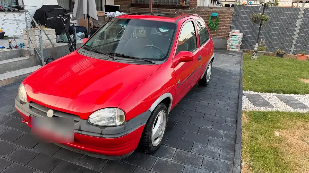 Gebraucht Opel Corsa 60 PS (44 kW) 1997 Rot Kleinwagen