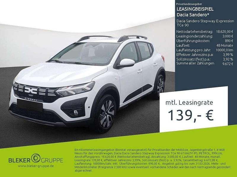 Gletscher weiss Gebraucht 2025 Dacia Sandero Expression Limousine | 17.590 € (Guter Preis) - Bild 1/4