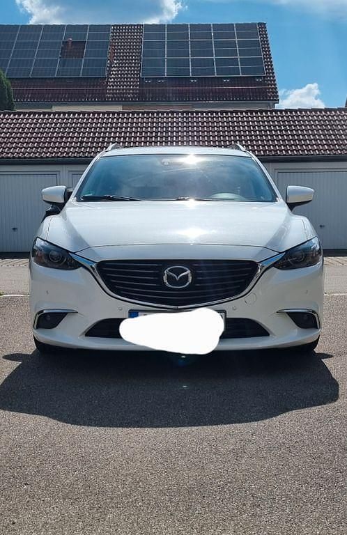 Weiß Gebraucht 2015 Mazda 6 Prime-Line Kombi | 6.999 € (Guter Preis) - Bild 1/4