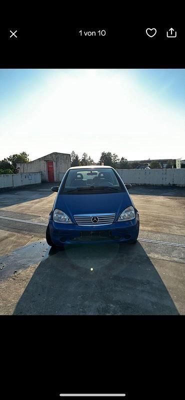 Blau Gebraucht 2000 Mercedes A160 Kleinwagen | 400 € (Superpreis) - Bild 1/4