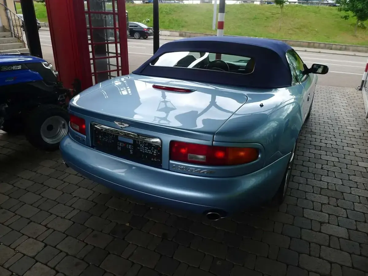 Gebraucht Aston Martin DB7 416 PS (305 kW) 2001 Blau Cabrio