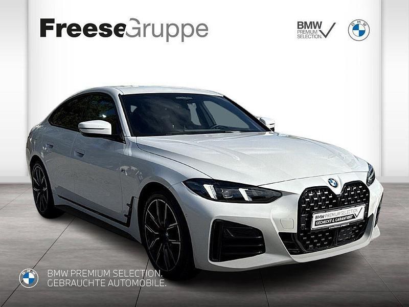 Mineralweiß metallic Gebraucht 2024 BMW 420 Gran Coupé Performance Coupé | 52.990 € (Teuer) - Bild 1/4