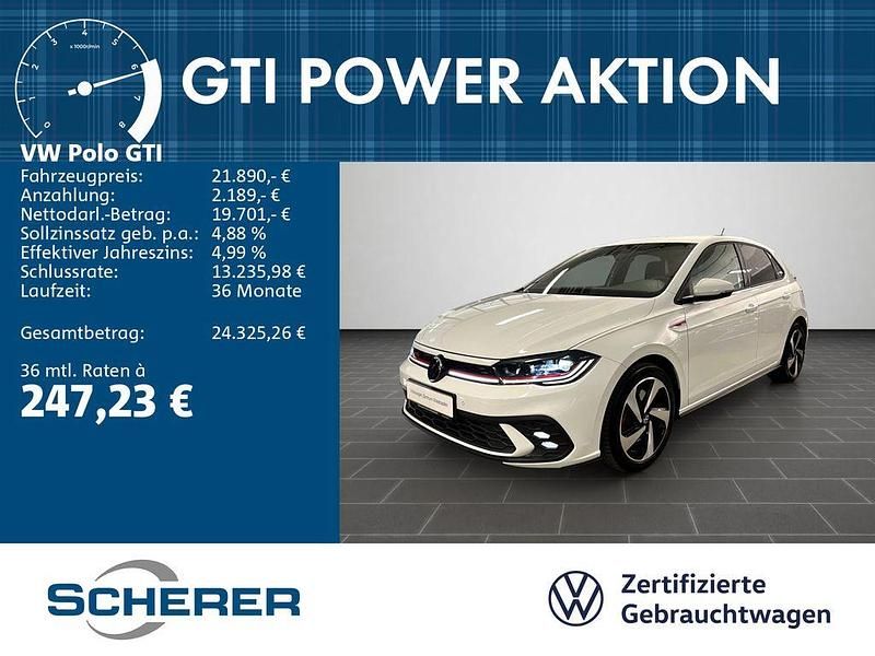 Gebraucht VW Polo GTI 207 PS (152 kW) 2022 Weiß Kleinwagen