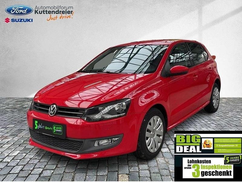 Flashrot Gebraucht 2011 VW Polo Team Kleinwagen | 6.380 € (Fairer Preis) - Bild 1/2