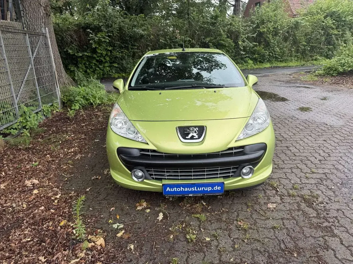 Gebraucht Peugeot 207 CC Sport 150 PS (110 kW) 2007 Lack gelb lacerta/metallic Cabrio