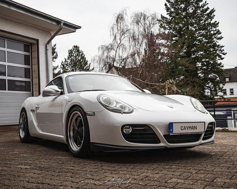 Weiß Gebraucht 2009 Porsche Cayman Coupé | 36.999 € (Teuer) - Bild 1/4