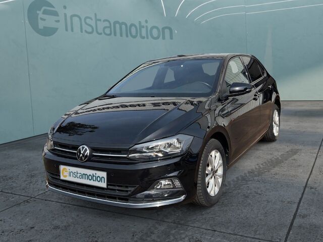 Gebraucht VW Polo Highline 95 PS (69 kW) 2021 Schwarz Limousine