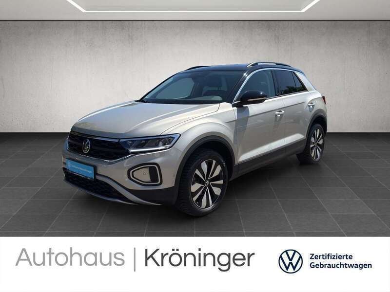 Ivory silver metallic Gebraucht 2024 VW T-Roc Move SUV | 29.990 € (Fairer Preis) - Bild 1/3