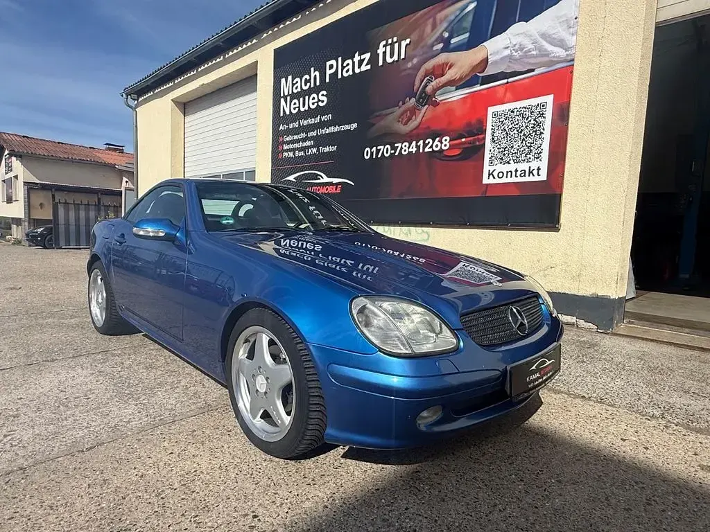 Gebraucht Mercedes SLK230 Edition 197 PS (144 kW) 2000 Blau Cabrio