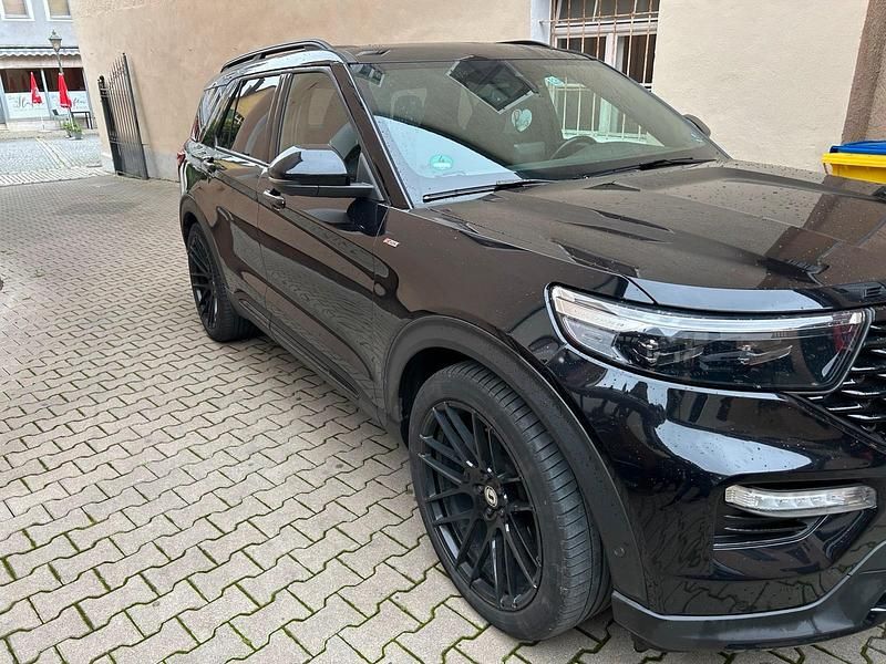 Schwarz Gebraucht 2021 Ford Explorer ST SUV | 45.000 € - Bild 1/4
