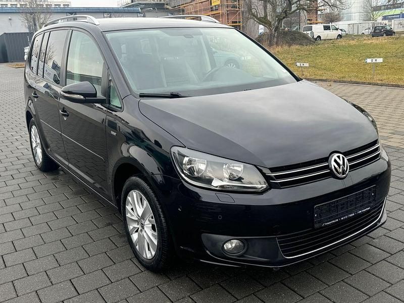 Gebraucht VW Touran Life 105 PS (77 kW) 2013 Schwarz Van / Kleinbus