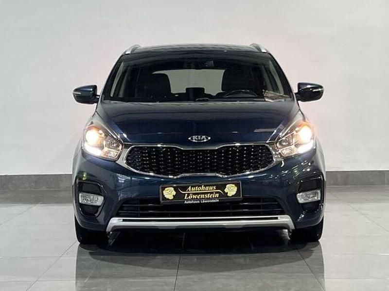 Gebraucht Kia Carens Edition 7 166 PS (122 kW) 2018 (aap) mysterious blue m Van / Kleinbus