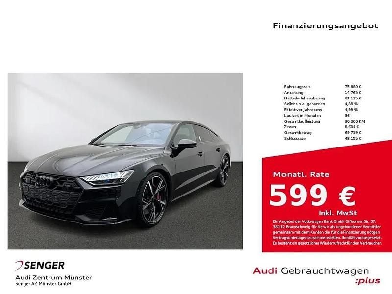 Gebraucht Audi S7 Ambiente 344 PS (253 kW) 2024 Mythosschwarz metallic Kleinwagen