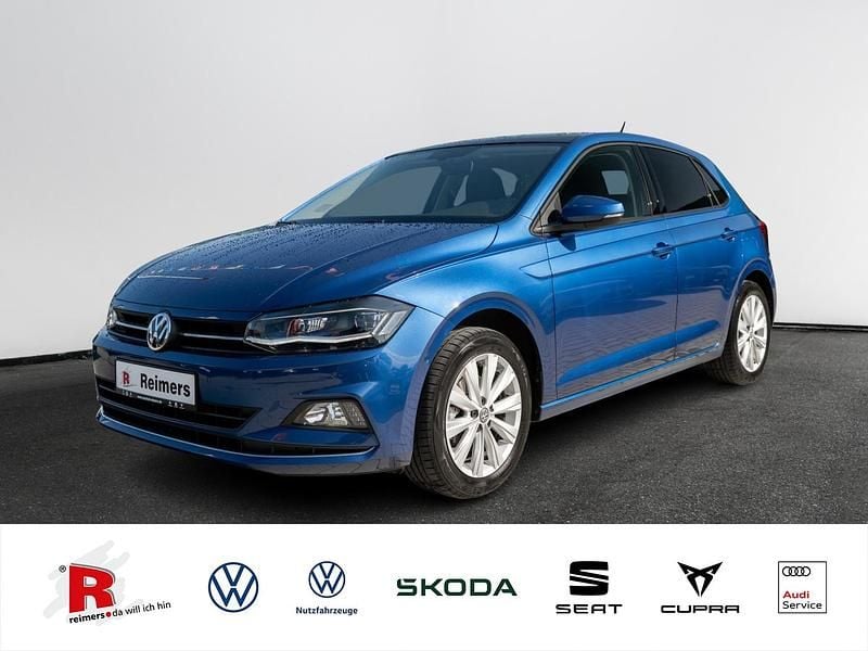 Blau Gebraucht 2019 VW Polo Highline Kleinwagen | 18.810 € (Fairer Preis) - Bild 1/4