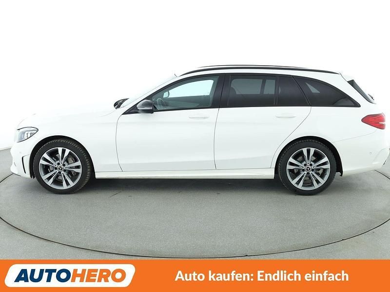 Gebraucht Mercedes C200 AMG line 197 PS (144 kW) 2019 Weiß Kombi